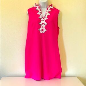 Vince Camuto new with tags Hot Pink Sleeveless Mini Dress Size 16